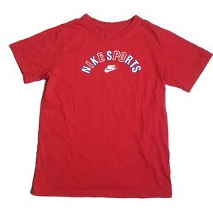 Nike Sports Red Short Sleeve Graphic T Shirt